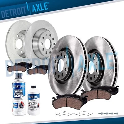 10pc Front Rear Brake Rotors Ceramic Brake Pads for 2019 - 2021 Volkswagen Jetta - Image 1 of 4