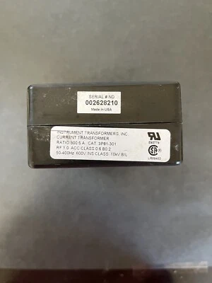 Current Transformer 3P81-301 2092A37H05 50-400HZ 600 V 300:5 - Image 1 of 4