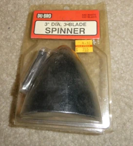Vintage RC Airplane Dubro Black Spinner 3" Dia 550 NIP - Picture 1 of 1