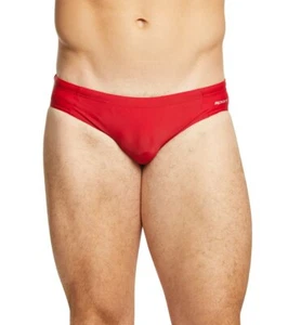 NWT Men's Euro Spandex Racing Swim Suit - Red Green Royal Navy Black 32-40 - Picture 1 of 12