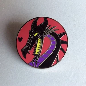 Disney 2015 Hidden Mickey Pin-WDW-Disney Dragons, Maleficent, Pin 4 of 5 - Picture 1 of 2