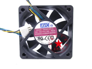AVC DA06015R12L 6015 12V 0.14A 6CM silent fan PWM fan - Picture 1 of 2