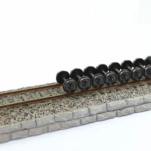 24pcs HO Scale 1:87 POM Plastic 36" Wheel for Model Trains Wheelset HP36HO - Picture 1 of 4