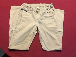 Girl's Jeans Khaki Color Size 12 Faded Glory - Picture 1 of 13