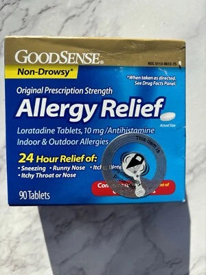 Comprimidos de loratadina alivio 24 horas GoodSense alergy 10 mg Foto 1 de 3