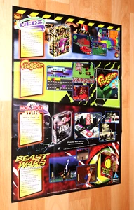 1997 Frogger Star Wars Beast Wars Transformers Vintage Small Ad / Flyer / Poster - Picture 1 of 10