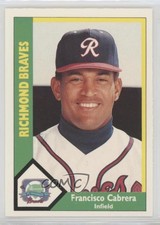 1990 CMC AAA/ProCards A & AA Packs Francisco Cabrera #289