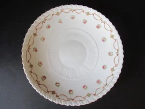 Vintage Royal Albert Crown porcelain plate sweeping garlands green jewels roses - Picture 1 of 8