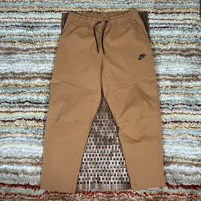 Nike Tech Woven Track Pants CU4483201 Flax Brown Men’s Size Medium M - Image 1 of 4