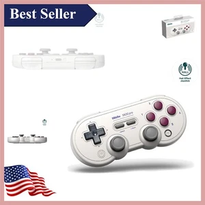 Retro Wireless Controller with Clickable Joysticks for Multi-Platform Gaming - Picture 1 of 8