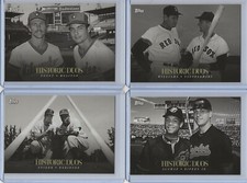 2020 Topps On-Demand Set #4 MLB Black & White Baseball Historical Duos PICK CARD