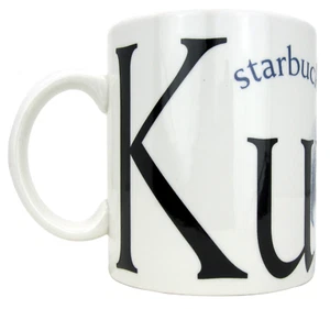 Starbucks Kuwait Blue Coffee Cup Collector Series City Mug 2002 - Picture 1 of 5