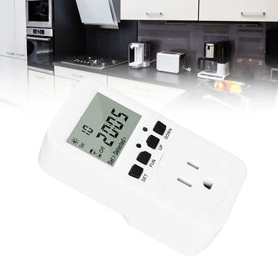 Digital Timer Socket Auto Power Off Countdown LCD Digital Electrical Outlet NY9 - Image 1 of 4