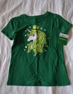 Girl's Youth Way to Celebrate Size XS St. Patrick's Day Shirt Unicorn NWT - Picture 1 of 4