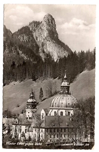 1955 Kloster Ettae gagen Kofel - Ettal Abbey GERMANY Photo Postcard - Picture 1 of 2