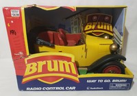 BRUM Yellow Roadster Radio Shack RC Control Car NEW IN BOX 60-2797 (BOX WEAR)