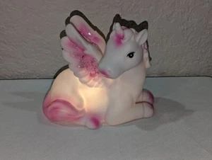 Unicorn Night Light Lamp Girls Novelty Magical Light with 4 hrs Timer Function - Picture 1 of 5