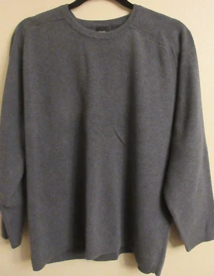 Vintage Mossimo Sweater Mens Size Large Crew Neck Gray Pullover Long Sleeve  - Image 1 of 4