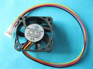 2 pcs Brushless DC Cooling Fan 12V 4010S Blades 40x40x10mm 3pins Sleeve Bearing - Picture 1 of 5