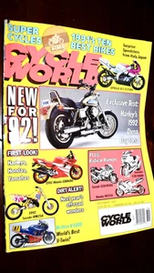 Cycle World Magazine October 1991 Honda CBR600 Suzuki RM250 Britten V-1000 - Picture 1 of 3
