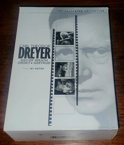 Carl Theodor Dreyer DVD Box Criterion OOP Day of Wrath Ordet Gertrud My Métier - Imagen 1 de 6