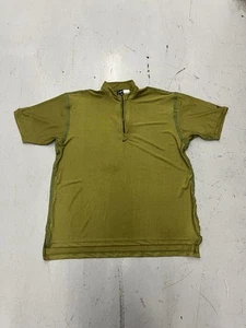 Vintage Nike Andre Agassi Drifit Tennis Shirt 1/4 Zip XL 90s Topaz Green NOS - Picture 1 of 10