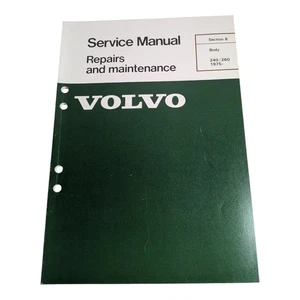 OEM Volvo Body 240 260 1975 Repairs and Maintenance TP 30303/2 - Picture 1 of 3