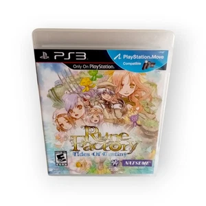 Rune Factory: Tides of Destiny (Sony PlayStation 3, 2011) PS3 Completo En Caja - Imagen 1 de 8