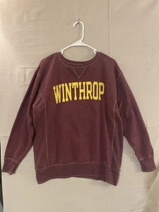 Winthrop University Sweatshirt Gr. Large weinrot Alta Gracia rot Shirt - Bild 1 von 7