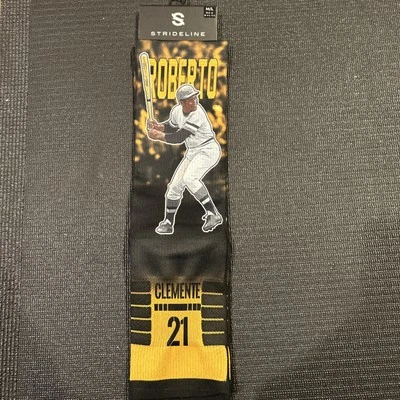 Strideline Roberto Clemente Crew Socks Baseball Hall Of Fame - Image 1 of 4