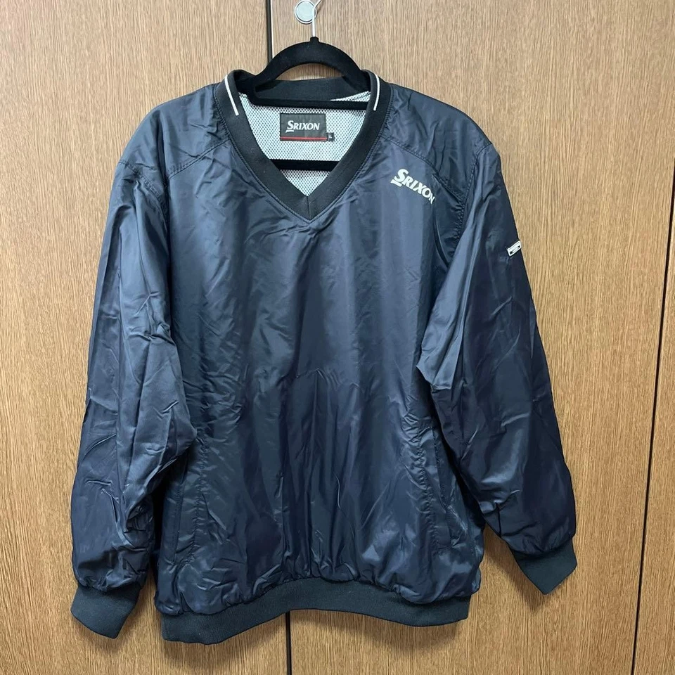 Suéter de golf Srixon XL con cuello en V negro manga larga para hombre Foto 1 de 4