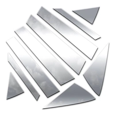 Diamond Grade 10pc Pillar Post Covers for 2018-2024 Hyundai Accent Sedan - Image 1 of 3