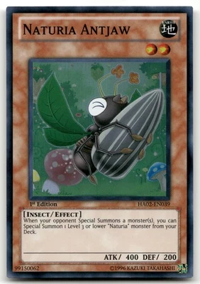 Naturia Antjaw HA02-EN039 | Super Rare 1st Edition | NM | Yugioh - Image 1 of 3