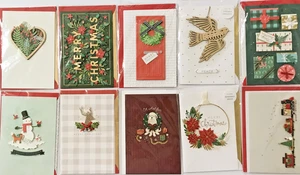 10 Lot Hallmark Signatur Weihnachten Premium Karten Sortiment (10 Designs) - Bild 1 von 2