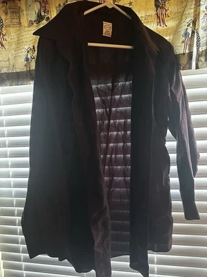 Burgandy Red Pronto Uomo Men’s Dress Shirt Size 19 34/35 - Image 1 of 2