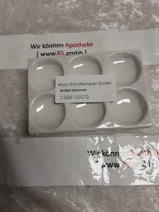 Tüpfelplatte aus Porzellan mit 6 Vertiefungen - Bild 1 von 4