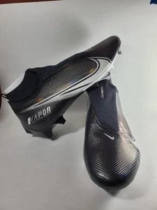 Nike Vapor Edge Pro 360 Black White Size 15 Wide Football Cleats CV6348-001 - Picture 1 of 15