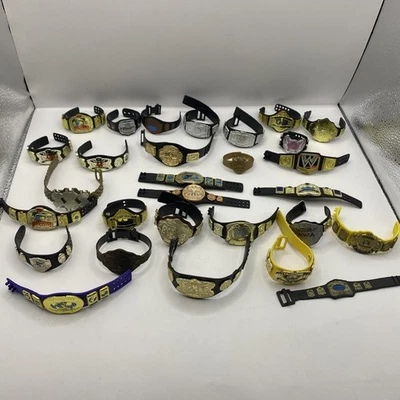 Wwe Wwf Elite Wrestling Figurer Title Belt Tag Team European AWA Heavyweight 28 - Image 1 of 4