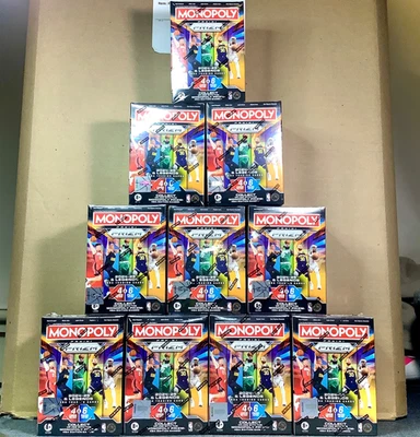 Lote de caixa lacrada de fábrica 2024-25 Panini Prizm Monopoly NBA Basketball Blaster 10x - Imagem 1 de 4