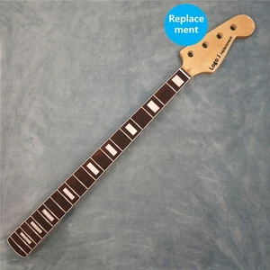 Maple Electric J Bass Guitar Neck 20 Frets Rosewood Block Inlay Clear Glossy - Picture 1 of 10