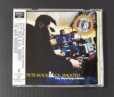 Pete Rock & C.L. Smooth The Main Ingredient 2015 Japanese Reissue CD OBI 1994 Foto 1 de 4