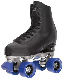 CHICAGO Schlittschuhe Premium schwarz Quad Rollschuhe für Jungen und Herren High-Top Größe 3 - Bild 1 von 1