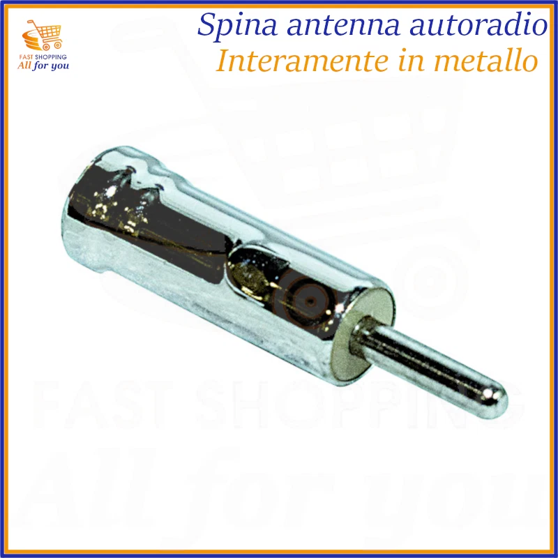 Adattatore spina spinotto per antenna autoradio da iso a din stereo auto volante - Immagine 1 di 1