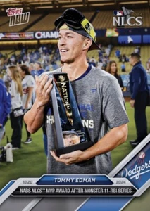 2024 Topps NOW NLCS MVP Award 11-RBI Series 10.20.24 TOMMY EDMAN Digital - Picture 1 of 1