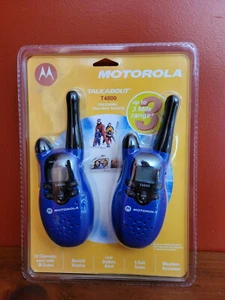 Motorola Talkabout T4800 Two-Way Radios Set NOS Factory Sealed w/Belt Clips - Bild 1 von 3
