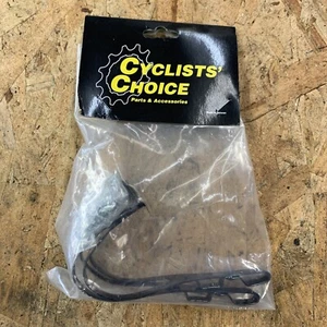 Cyclists Choice Black Toe Clips Double Strap Steel - Bild 1 von 3