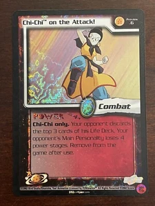 Chi-Chi On The Attack Foil Rare LIMITED PREVIEW DBZ TCG DRAGON BALL Z SCORE CCG - Picture 1 of 12