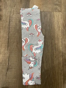 Fun Appliqué Leggings animal Print unicorn girl 6T nwt - Picture 1 of 3