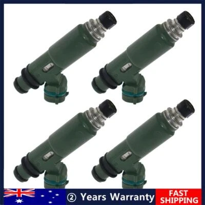 4x Fuel Injectors 195500-3040 For 1997-1998 Mazda Protege 1997 Kia Sephia 1.8L - Image 1 of 4
