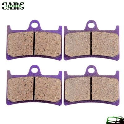 Pastillas de freno delanteras de fibra de carbono para Yamaha YZF-R6 2005-2007 FZ1 2006-2012 Foto 1 de 4